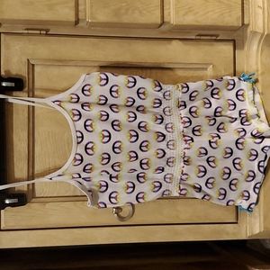 Sugar Brand romper peace signs size medium 10/12